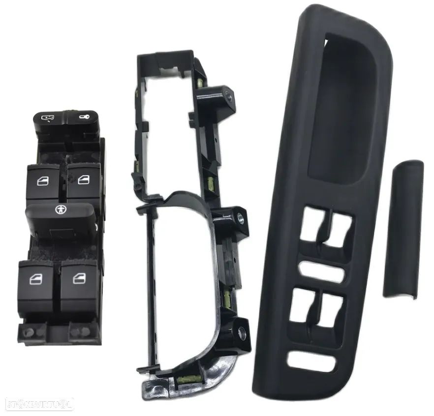 Conjunto puxador condutor + comutador vidros Volkswagen Golf 4 Bora - 1