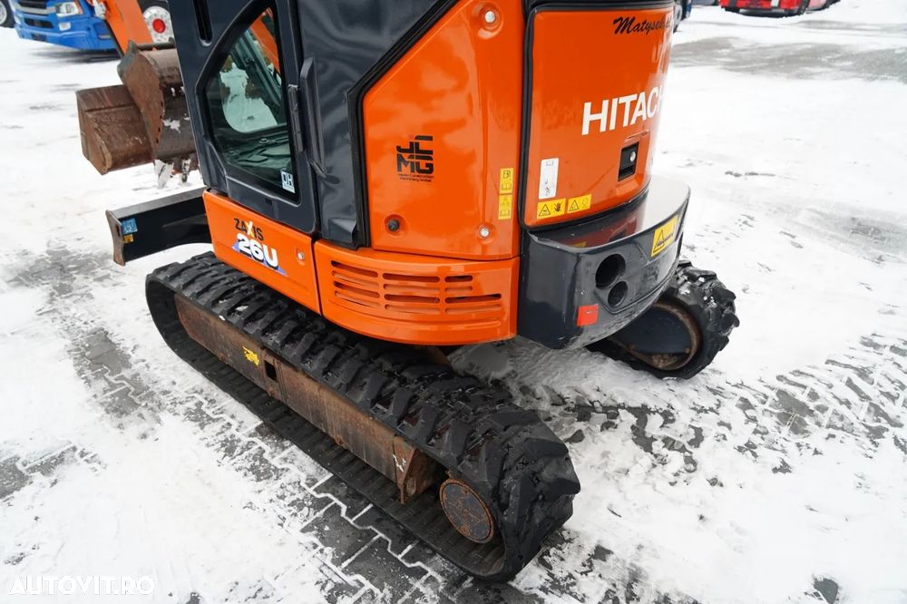 Hitachi ZX26U-6 CR / MINI EXCAVATOR / 2022 / 1800 ORE / SET CUPĂ - 18