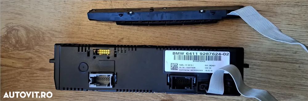 Panou unitate butoane comanda clima ac climatronic aer conditionat Original BMW E81 E87 LCI E82 E88 E90+LCI E91+LCI E92+LCI E93+LCI E84 - 2
