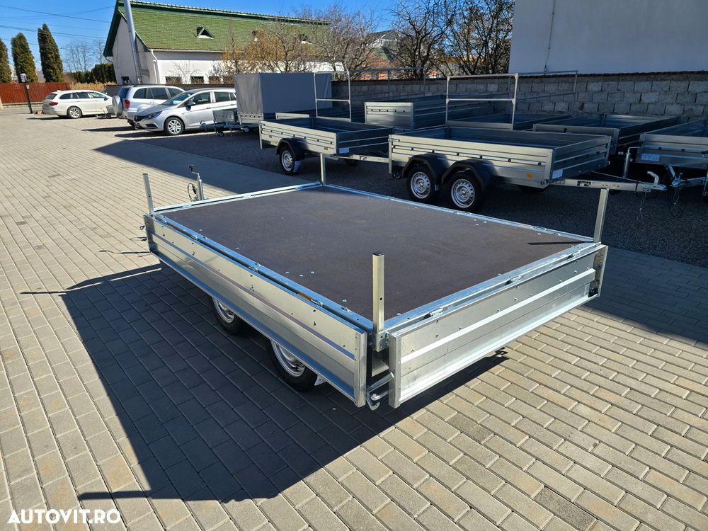 Trailer Europe ALFA, 2 axe ,1 axe , arc de foi, torsiune , sistem franare - 5