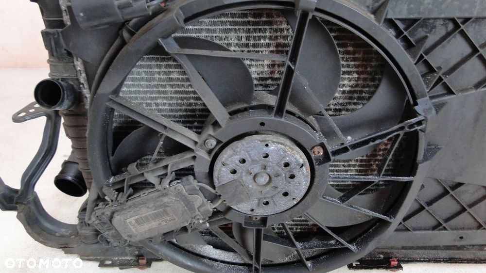 VOLVO V50 S40 II CHŁODNICA WODY KLIMATYZACJI INTERCOOLER WENTYLATOR KOMPLET 1.6D - 8