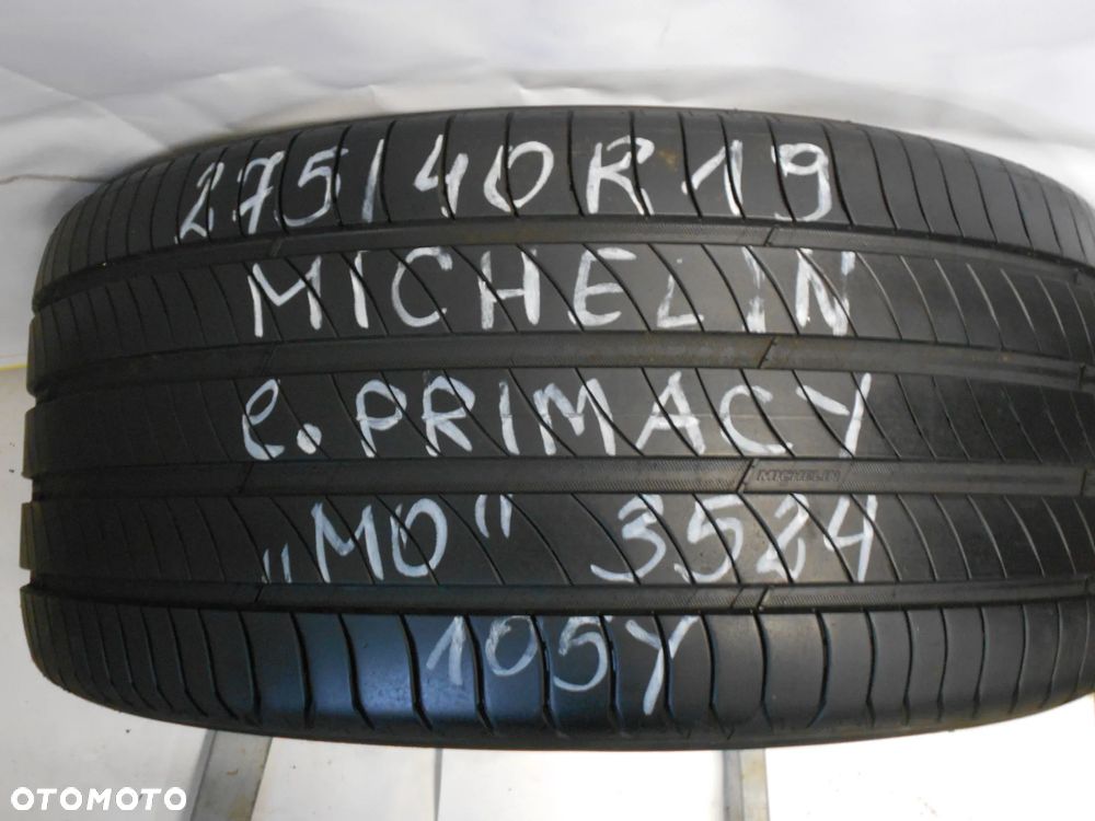 OPONA POJEDYNKA 275/40R19 MICHELIN E-PRIMACY MO DOT 3524 6.5MM - 1