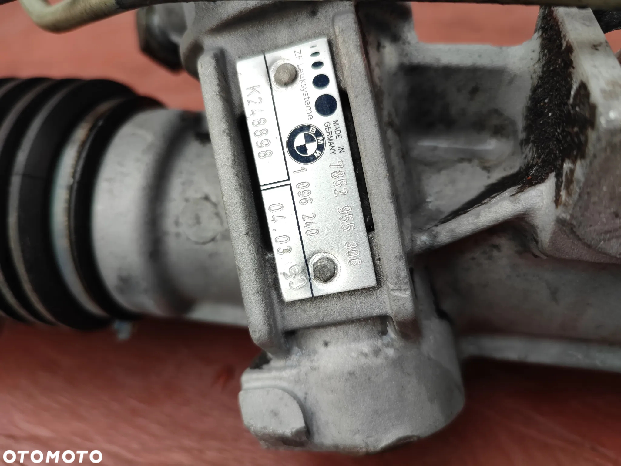 BMW E46 / E36 ORYGINALNA MAGLOWNICA EUROPA ZF  PRZEKŁADNIA KIEROWNICZA ) SPRAWNA W 100% SREBRNA TABLICZKA NR.  6 755 065 OEM - 3
