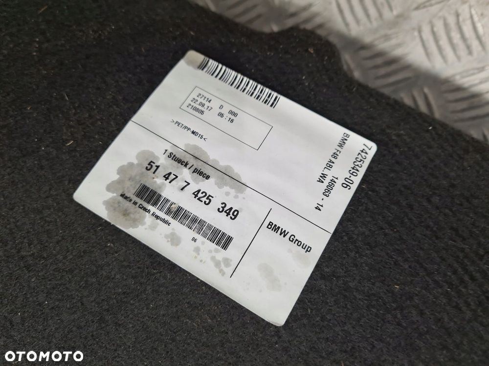 BMW X1 F48 WYKŁADZINA SCHOWEK BAGAŻNIKA 7425349 - 4