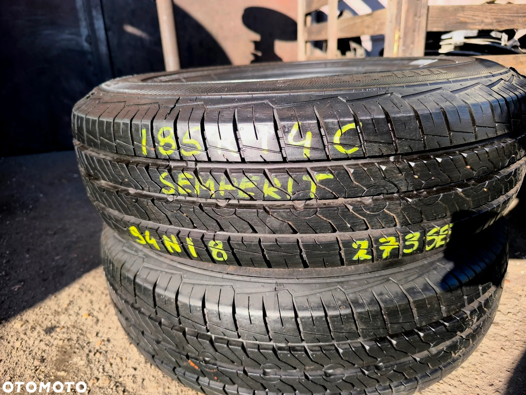 185/80R14C 14 C 185R14C 102/100Q Opony Letnie Lato SEMPERIT VAN-LIFE 2 9,5mm Nowe Demo Legnica ALU-RAD 185/80 - 3
