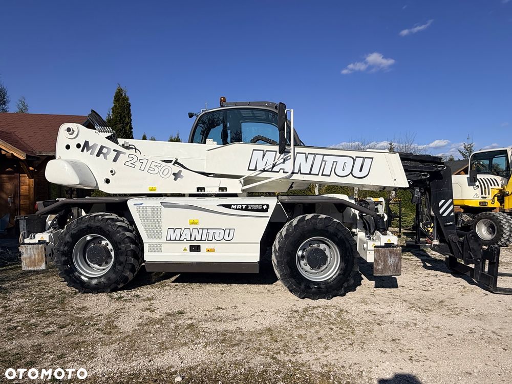 Manitou Ładowarka teleskopowa Manitou Mrt 2150 + Privilage Roto obrotowa 360 Pilot sterowanie radiowe Kosz Widły 2016/17 1840 2550 2540 silnik Mercedes 2150+ Merlo - 7
