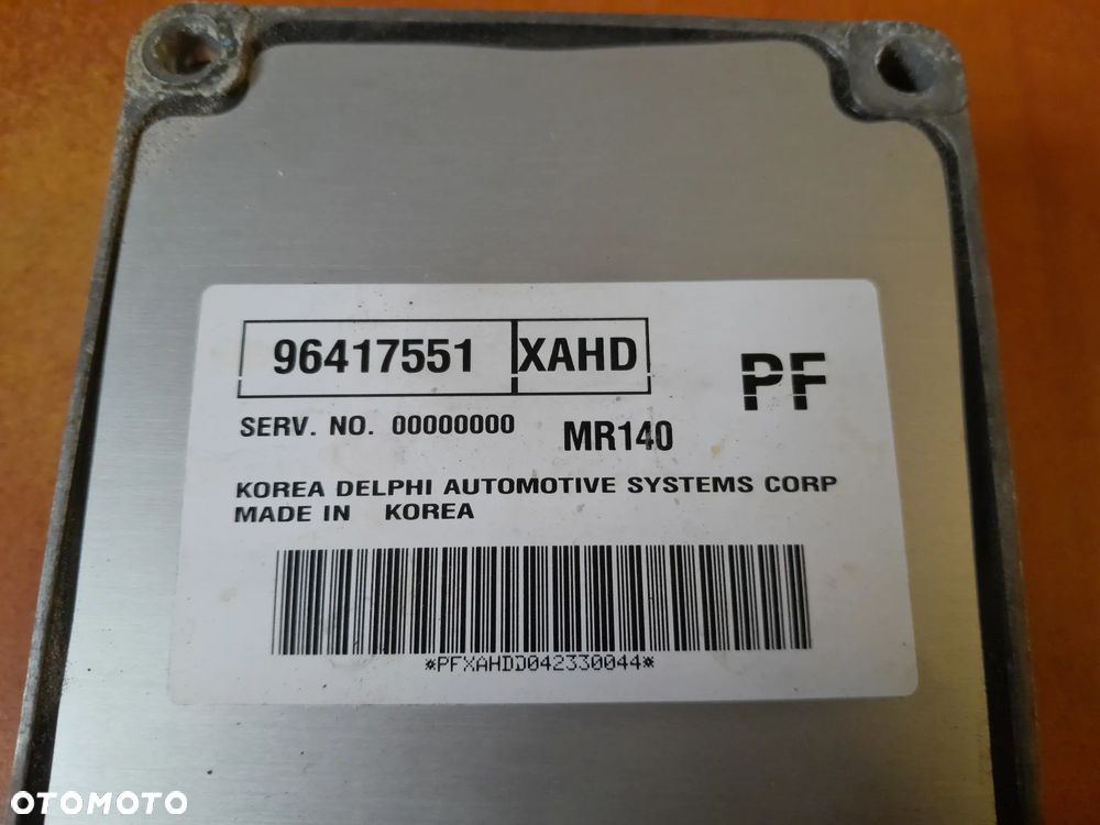 Sterownik silnika Chevrolet Aveo Kalos 02-07r. 1.4 16v 96417551 - 3