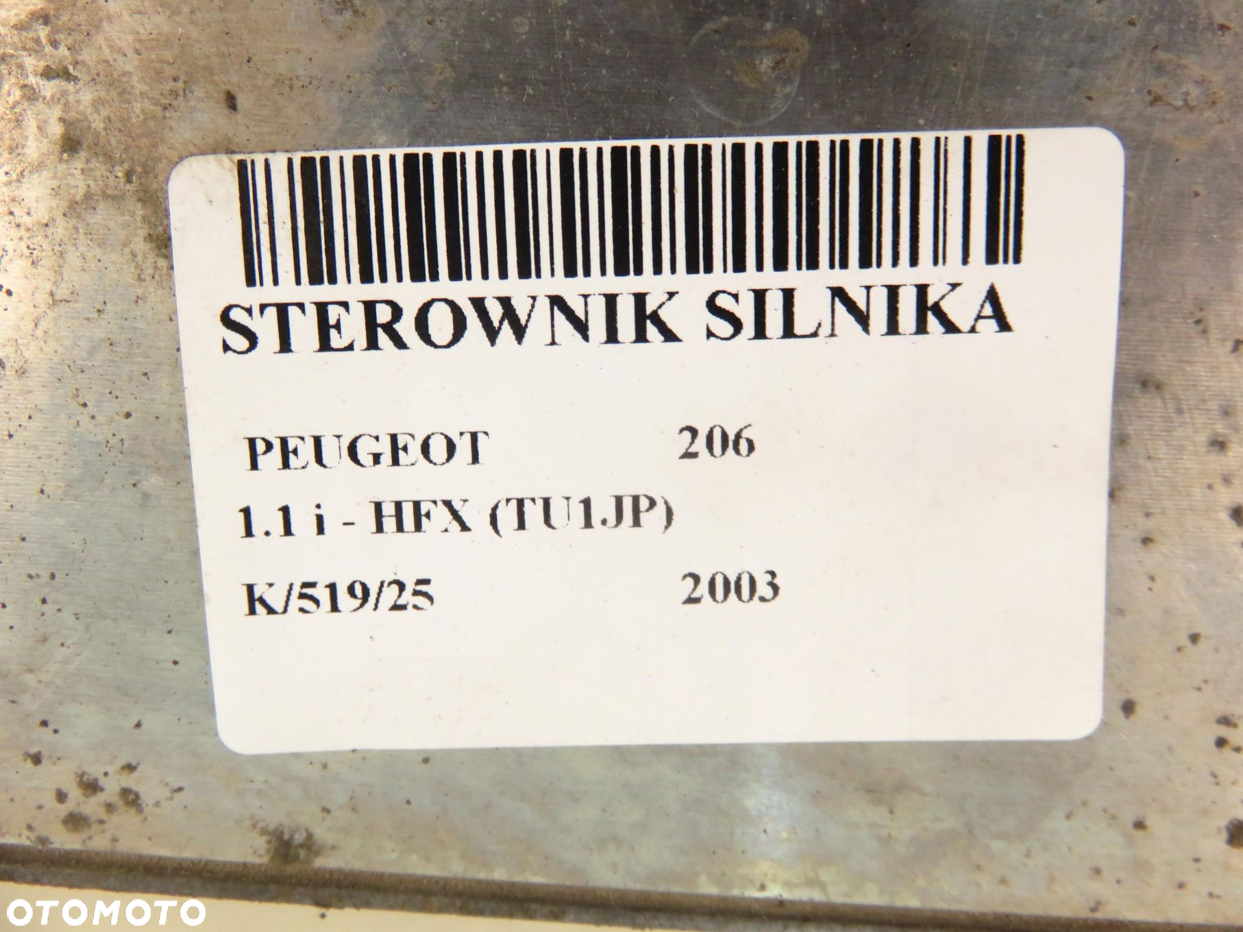 STEROWNIK PEUGEOT 206 1.1 9648620980 9645989480 IAW48P277 - 4