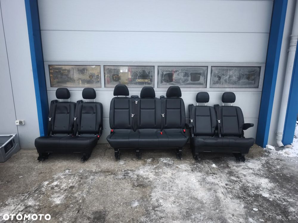Fotele tył fotel trójka dwójka Mercedes-Benz Vito v-klasa w447 2014- skóra w639 - 1