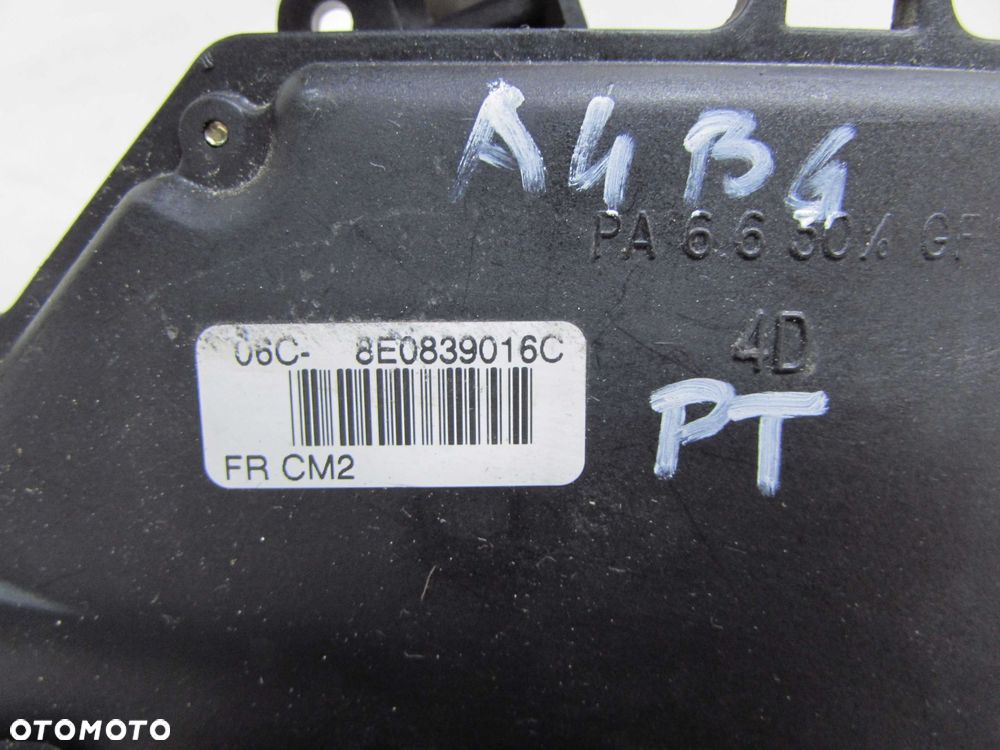 AUDI A4 B6 01-05 ZAMEK DRZWI TYL PRAWY 7 PIN 8E0839016 - 7