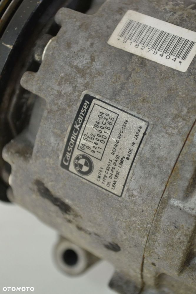 SPRĘŻARKA KLIMATYZACJI 9182794 BMW E90 E91 LCI EUR 2.0B - 5