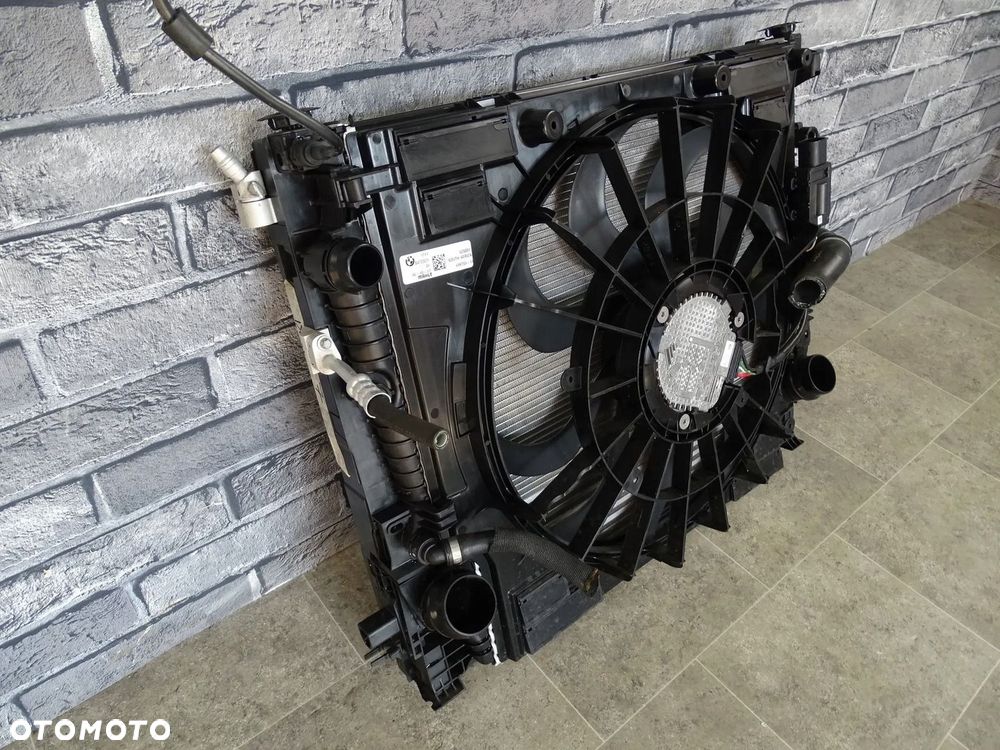 KOMPLET CHŁODNIC CHŁODNICA WENTYLATOR BMW X3 G01 X4 G02 3.0D M40d DIESEL - 5