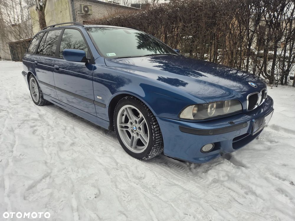 BMW 530D E39 Touring Seria 5 2002r LIFT Mpakiet Topasblau Metallic wszystkie części - 2