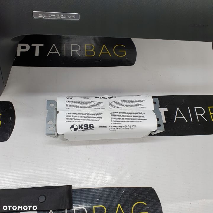 AUDI A5 DESKA ROZDZIELCZA KONSOLA KOKPIT PULPIT PODUSZKI AIRBAG AIR BAG PASY KIT SET - 8