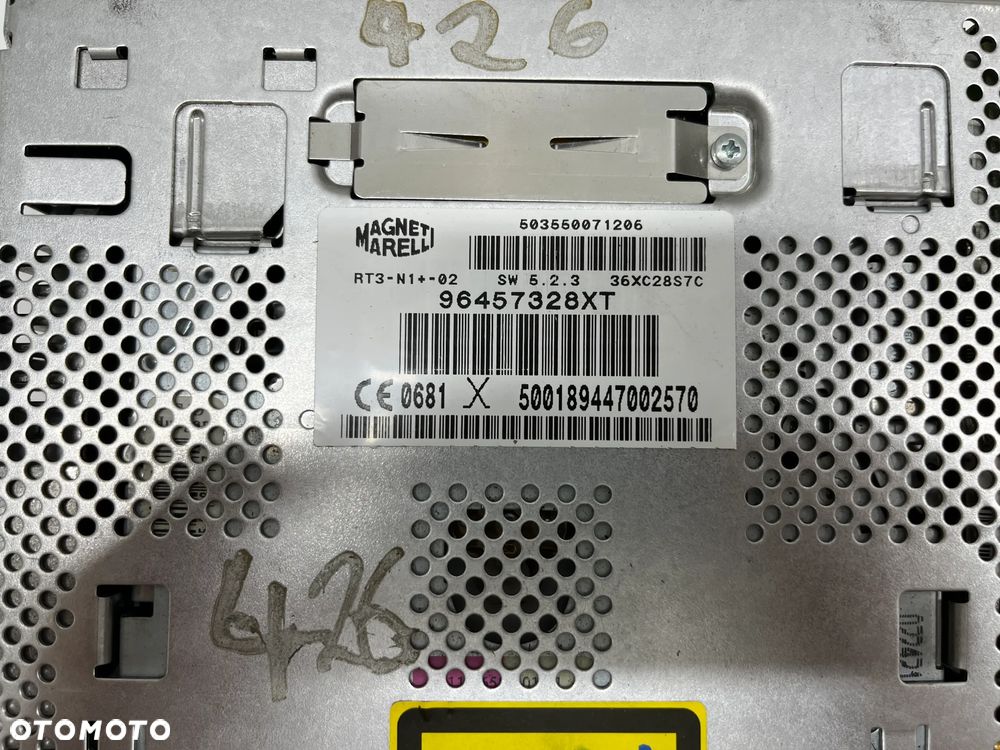 Radio CD Peugeot 6560.HH, 96457328XT, 500189447002570 - 2