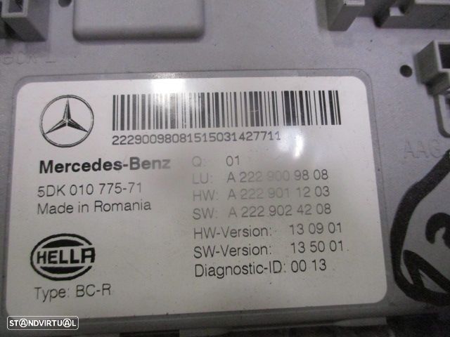 Caixa Fusiveis 5DK01077571  A2229024208  A2229011203  A2229009808 MERCEDES S205 2017 C220D 170CV 5P PRETO ORIGINAL - 3