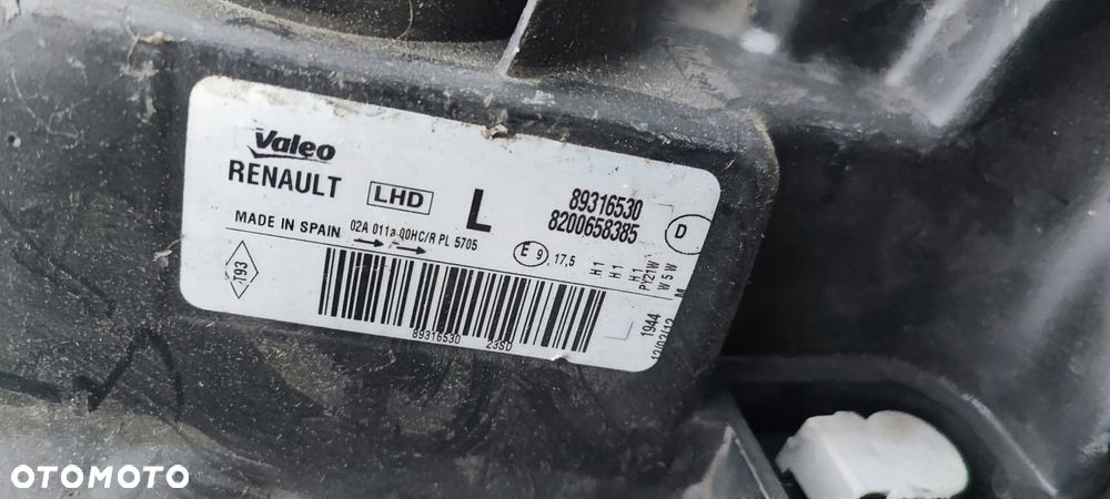 LAMPA LEWY PRZÓD LEWA PRZEDNIA RENAULT MODUS LIFT 8200658385 EUROPA - 5