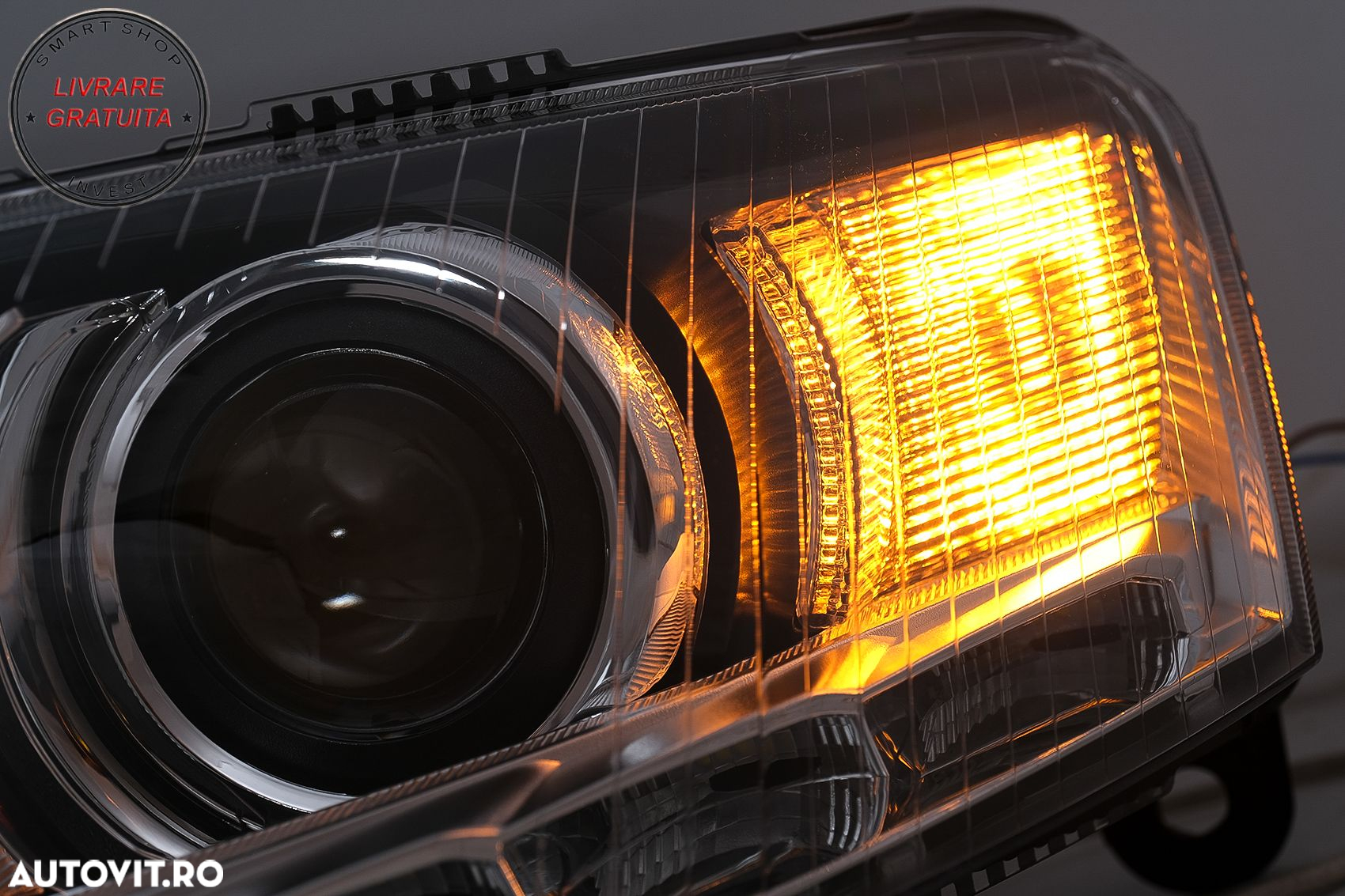 Faruri LED Audi A6 4F C6 (2008-2011) Conversie pentru Xenon la Facelift Design- livrare gratuita - 10