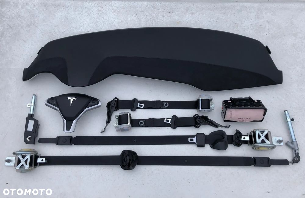 TESLA 3 S X Y AIRBAG KURTYNA KURTYNY PODUSZKA DACHOWA LEWA PRAWA Raz2  SPRAWDŹ CURTAIN LH RH   1490551-00-D    1490552-00-D  NOWE ZASŁONY KURTYN SZYCIE !!! - 14