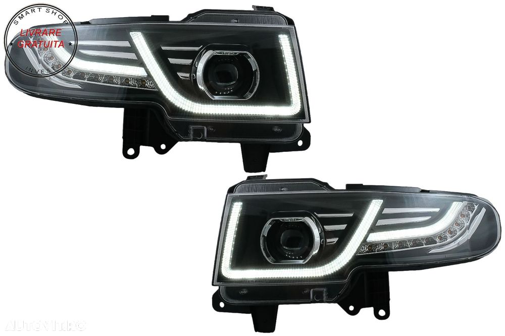 Faruri LED cu Semnal Dinamic si Grila Centrala compatibile cu Toyota FJ Cruiser XJ- livrare gratuita - 3