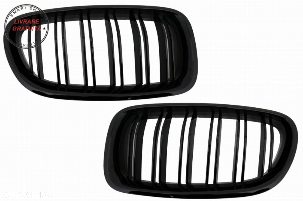 Bara Fata cu Praguri Laterale si Grile Centrale BMW Seria 5 F10 F11 (07.2010-2013)- livrare gratuita - 8