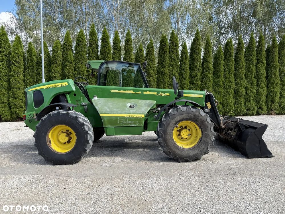 John Deere 3420 / TELESKOPOWA / 7 METRÓW / SZYBKA I MOCNA / BEZ DPF I ADBLUE / SPROWADZONA Z NIEMIEC / ŁADNIE UTRZYMANA / ORYGINAŁ / KLIMA / 33.7 26.6 42.7 38.7 531-70 532-70 735 741 634 3400 - 3