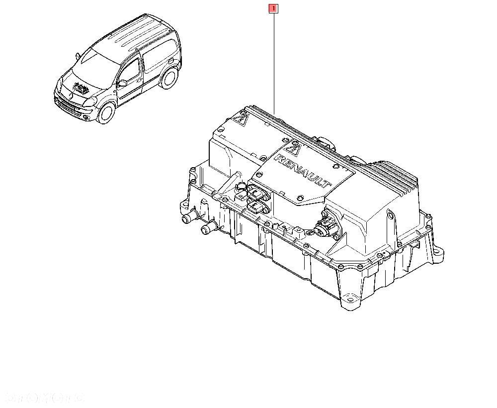 STEROWNIK MODUŁ FALOWNIK ŁADOWARKA RENAULT KANGOO II  Z.E FLUENCE 296093666R - 6