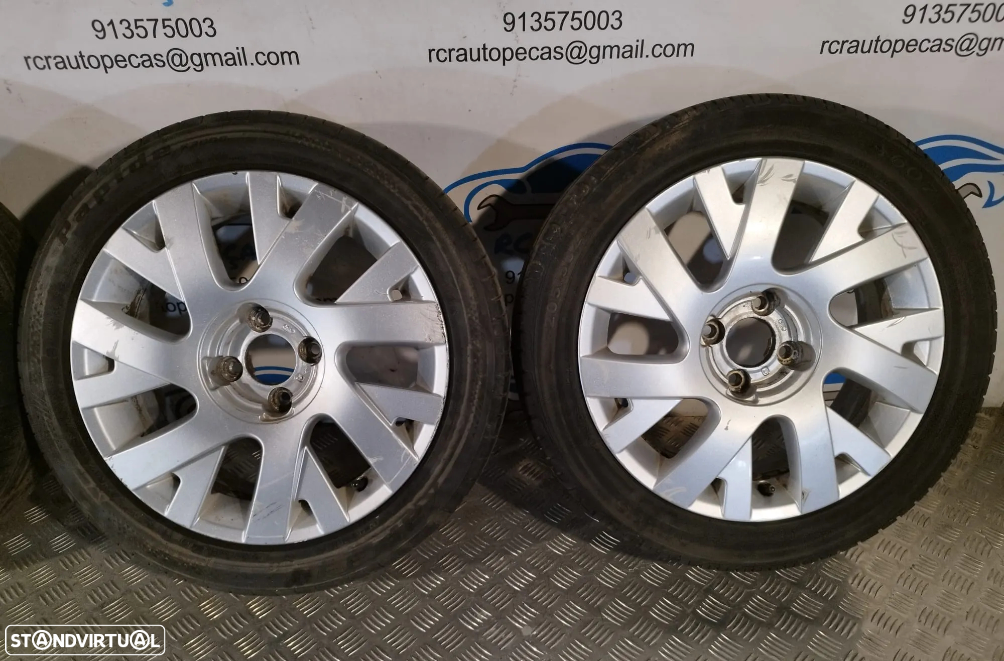 Conjunto Jantes 17 Originais Resolfen Citroen 6.5J ET28 4X108 9682258880 - 4