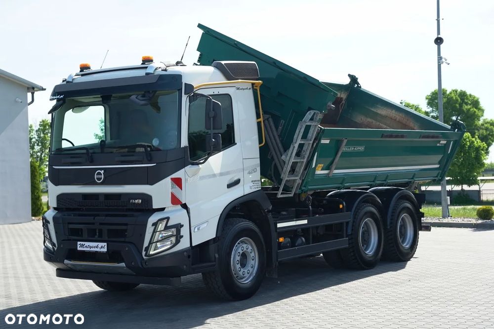 Volvo FMX 420 / 6X4 / WYWROTKA 3 STRONNA / MEILLER / 8 TYS KM / I-SHIFT / EURO 6 / - 8