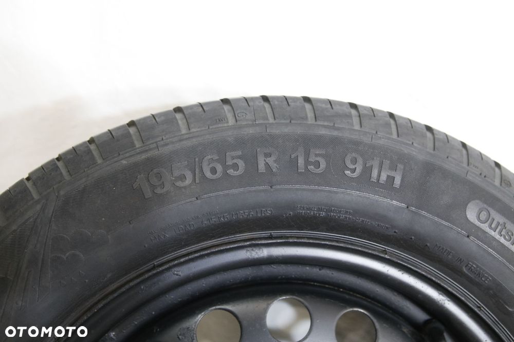 koło zapasowe dojazdowe pelne 5x105 norauto prevensys 195/65 r15 opel 2008 - 6