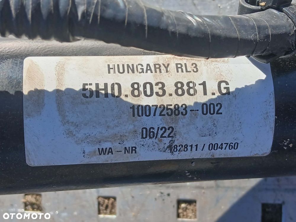 HAK HOLOWNICZY ELEKTRYCZNY VW GOLF VIII KOMBI 5H0 5H0803881G  KOMPLETNY - 3