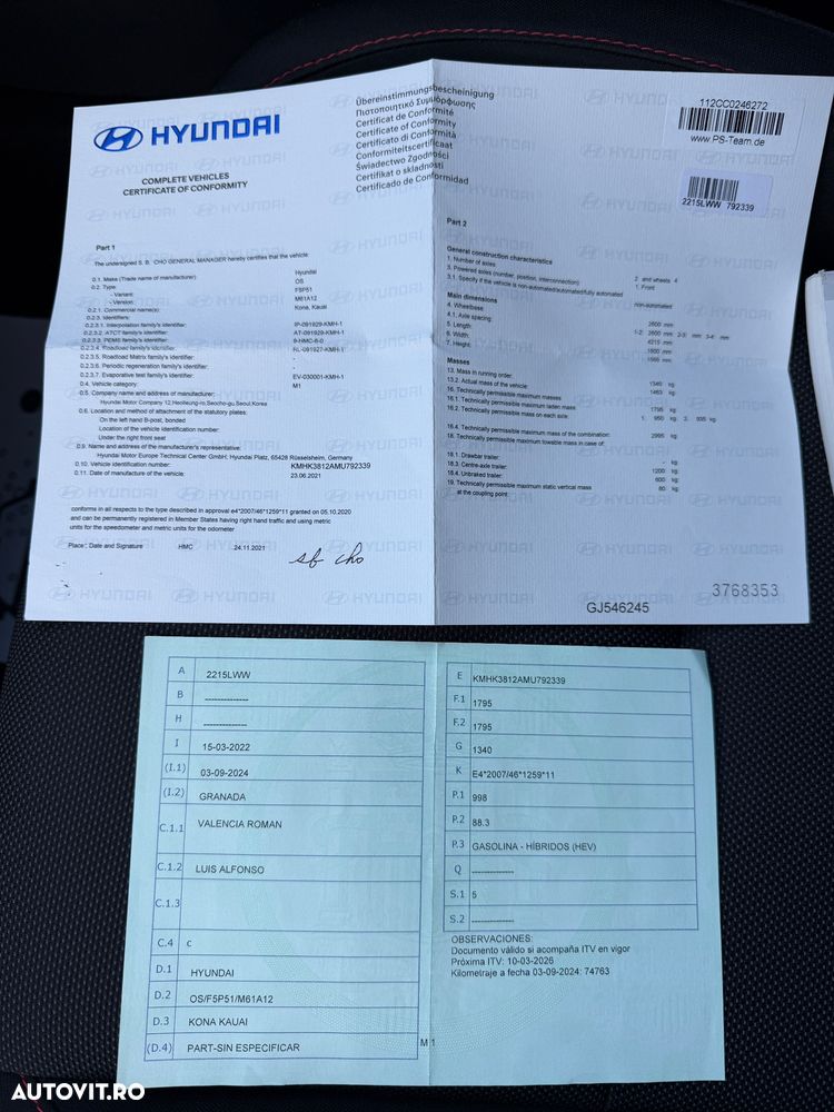 Hyundai KONA 1.0 T-GDI 48V-Hybrid N Line - 29