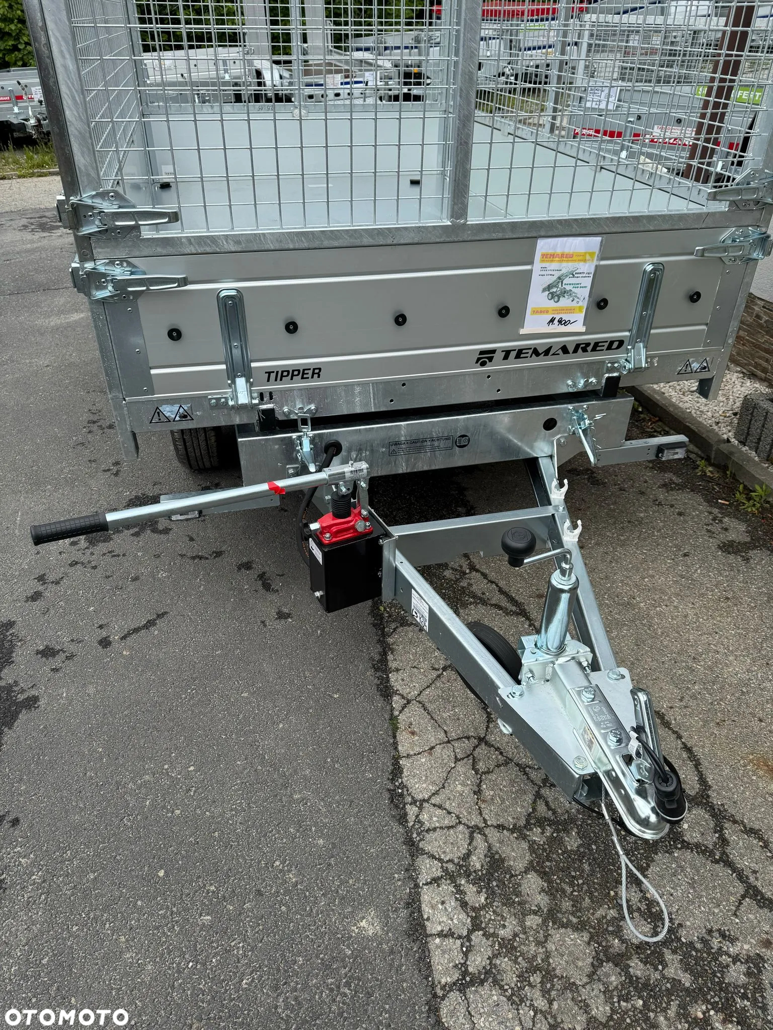 TEMARED TIPPER 2515/2 ALU burty + nadstawka siatkowa - 12