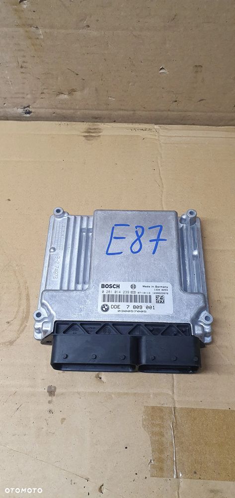 Komputer sterownik silnika BMW I E87 2.0D 7809001 0281014239 - 1