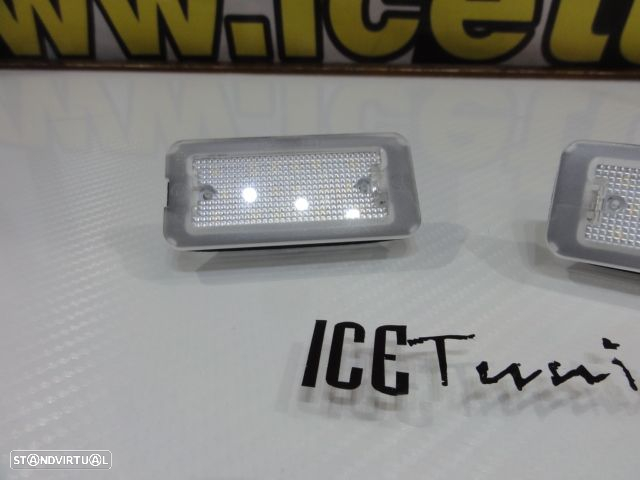 Suporte De Lâmpada De Matricula Com Led Branco Fiat 500 / 500 Abarth / 500 CABRIO 2007-2020 - 2
