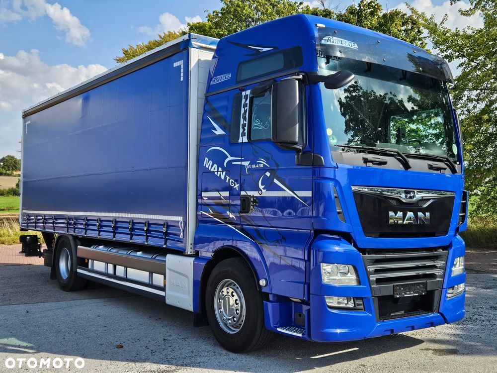 MAN TGX 18.430 / FIRANKA / WINDA / KLIMA POSTOJOWA / 300TYŚ PRZEBIEG / 2020 /E6 / KLIMA POSTOJOWA  / SPROWADZONY / JAK NOWY / AUTOMAT - 1