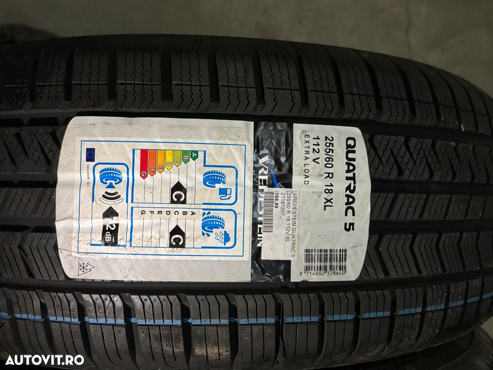 Vând 2 anvelope 255/60/18 vredestein de patru sezoane noi - 2