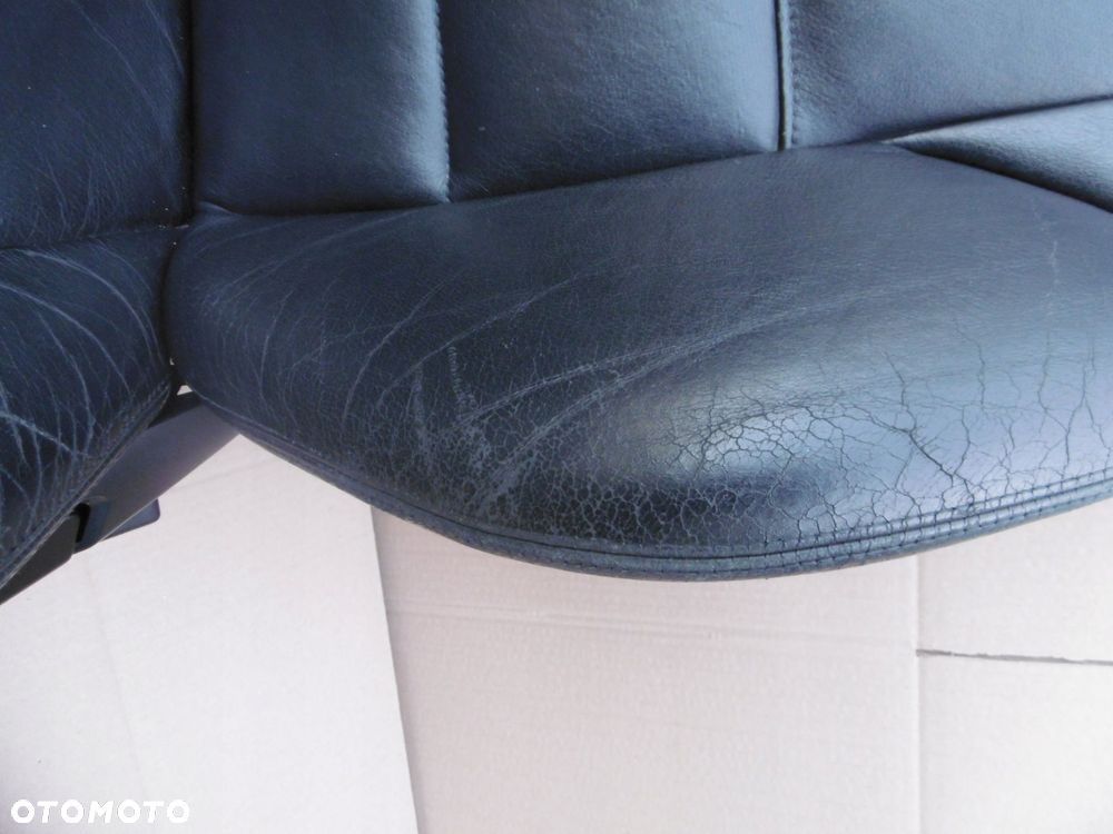 fotele przednie sportsize czarna skóra skórzane bmw e46 sedan kombi - 7