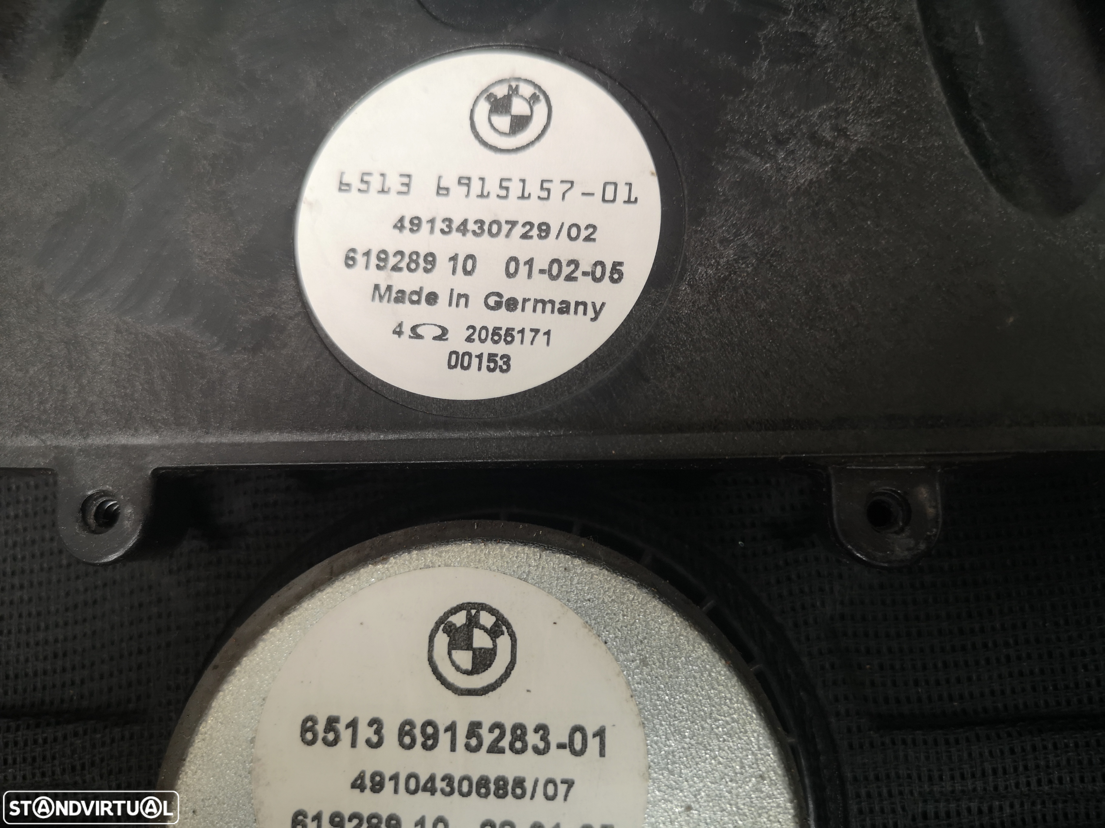 Coluna de som SUBWOOFER esquerdo bmw7 e65 e66 2001-2008 - 5