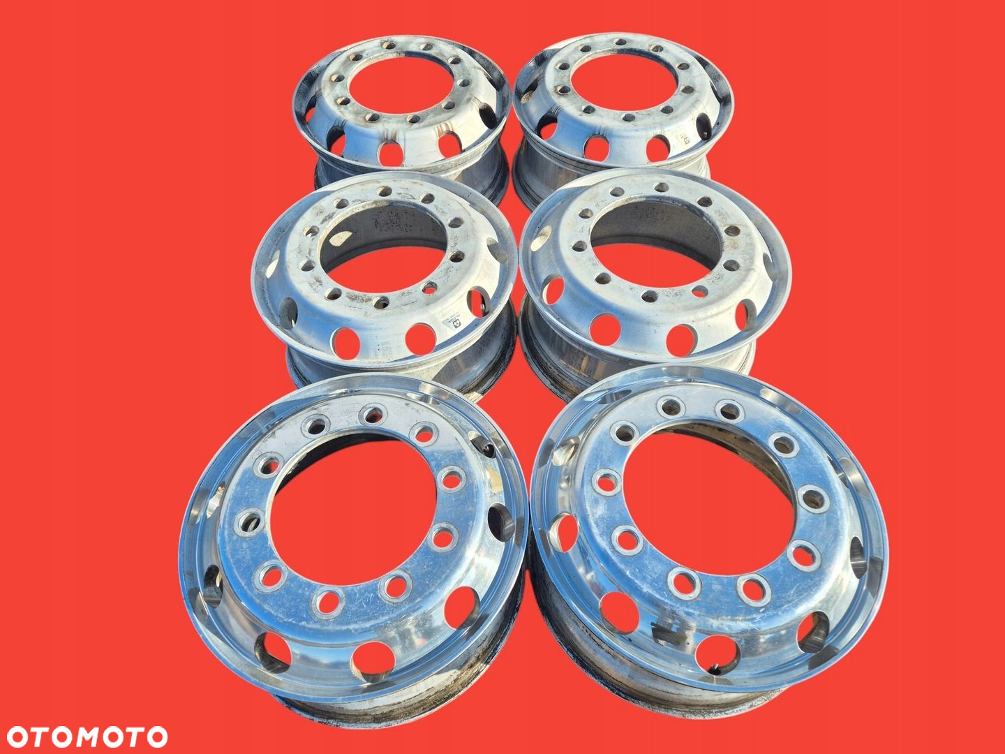 FELGA ALUFELGA ALUMINIOWA ALCOA Z NAKRĘTKAMI 22,5 DAF XF 106 CF, MAN EURO 6 - 2