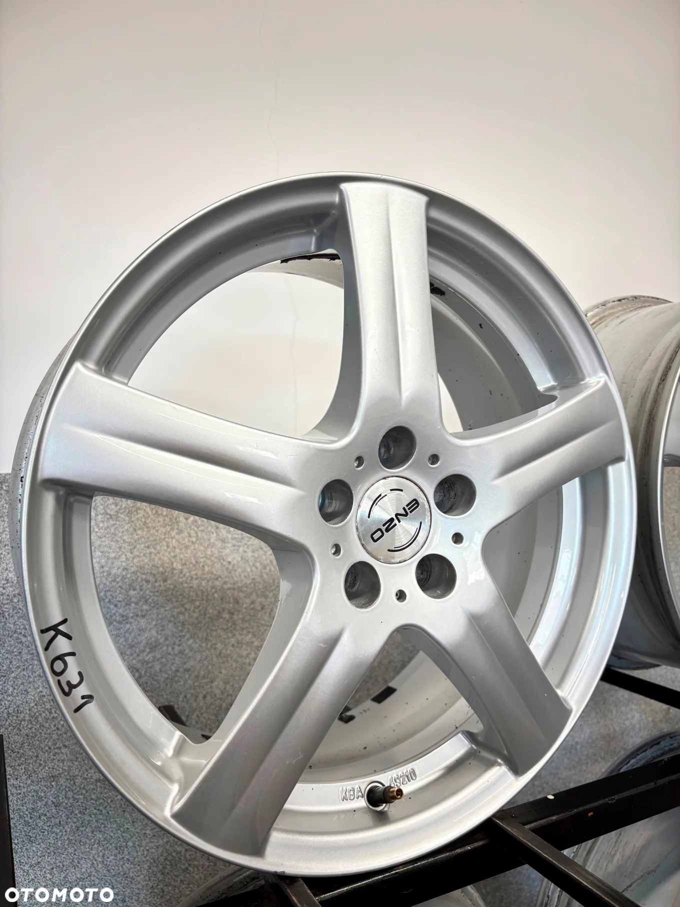 4 FELGI ALU. TOYOTA PRIUS,SUBARU FORESTER, VW GOLF 4  17'' 7J ET38 ENZO GERMANY - 3