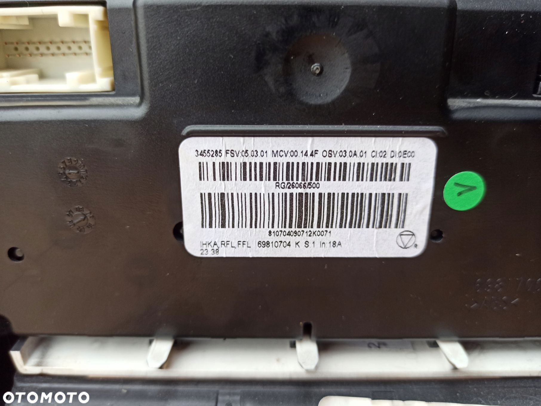 Panel nawiewu klimatyzacji szyb MINI CLUBMAN R55 - 6