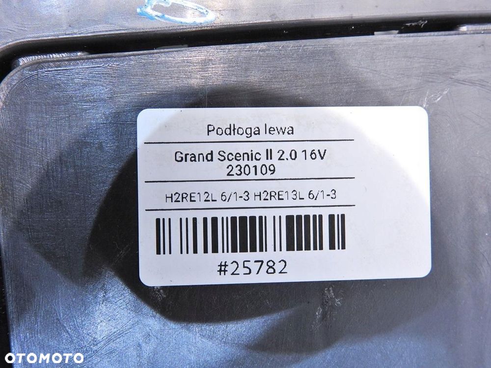 OSŁONA PODŁOGA LEWY PRZÓD RENAULT SCENIC II - 6