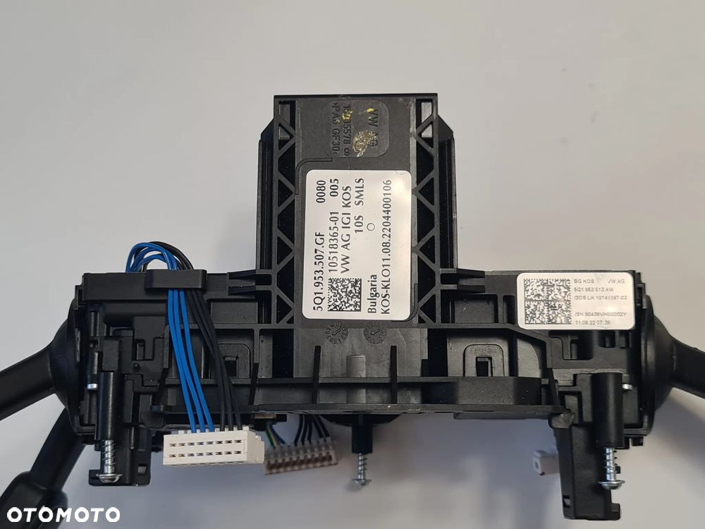 Przełącznik zespolony MANETKI SKODA OCTAVIA ENYAQ 5Q1953507GF 5Q1953513AM - 7