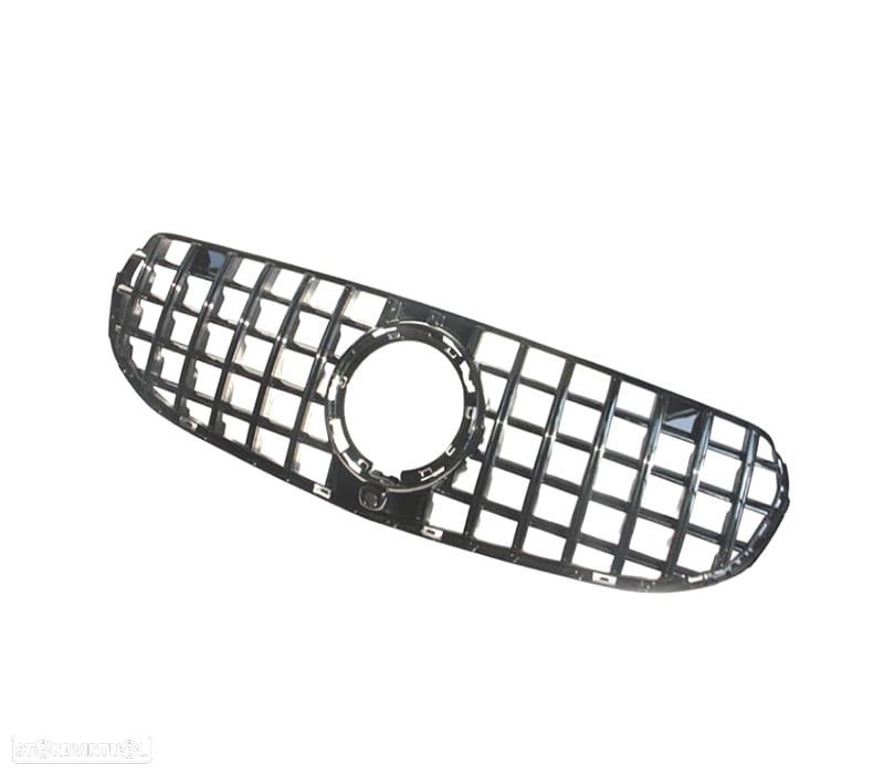 GRELHA FRONTAL MERCEDES CLASE GLC X253 C253 15-19 LOOK GT CROMADO - 2