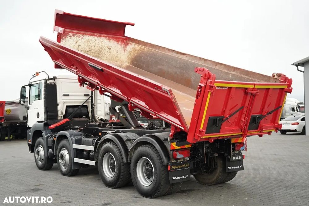 MAN TGS 35.400 / 8X4 / BASCULATOR CU 2 LATE / HIDRODECKER / MEILLER / AUTOMAT - 4