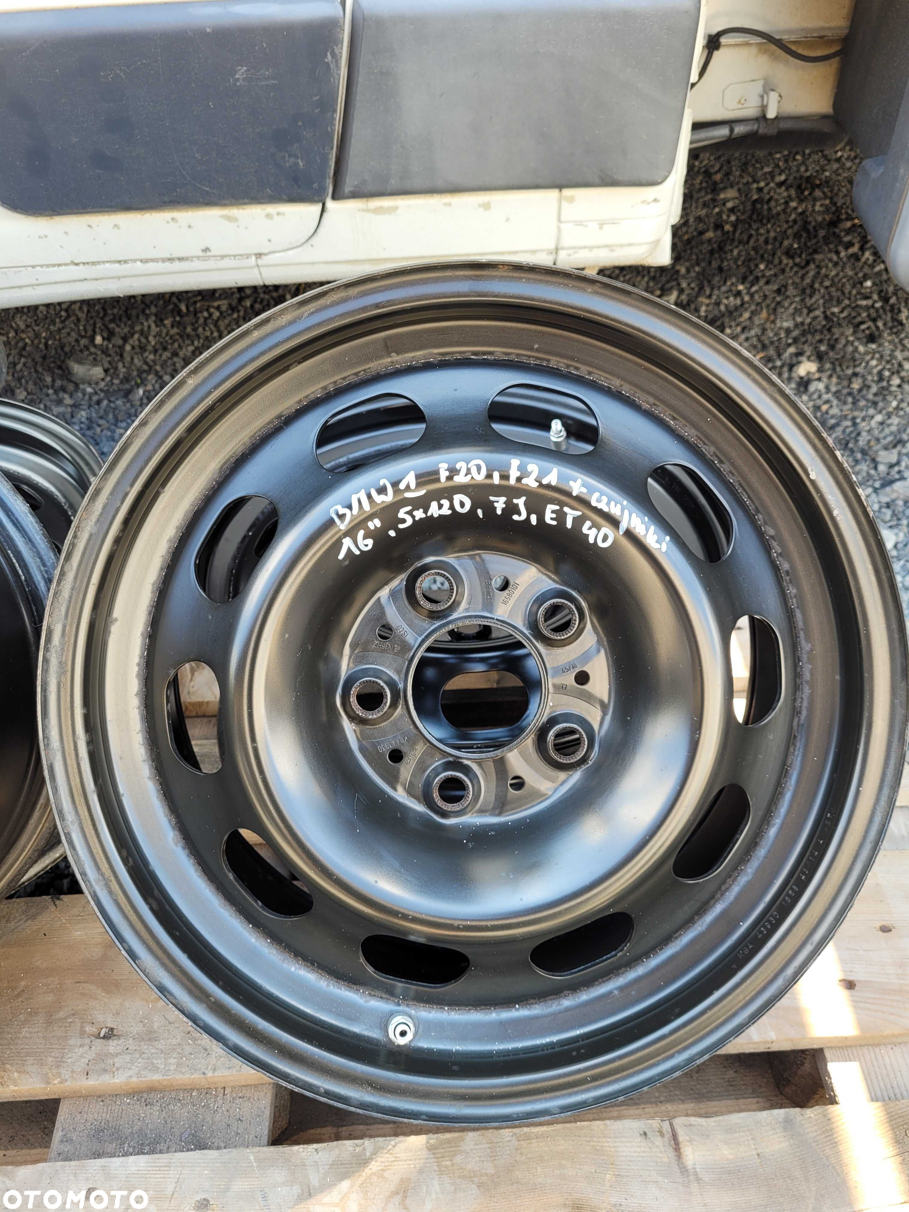 Felgi Stalowe Stalówki BMW 1 F20 F21 + Czujniki - 16 cali 5x120 - 5