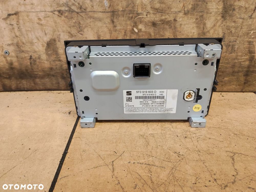 ekran wyświetlacz radia nawigacji leon iii 3 5f cupra - 6