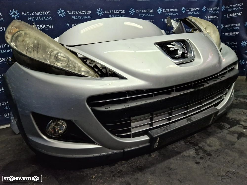 Frente completa usada PEUGEOT 207 1.6 HDI capot parachoques oticas guarda lamas radiador - 5