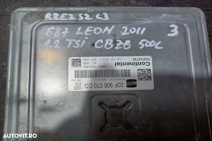 Calculator motor ECU 03F906070CG 5WP44748 - 1.2 TSI CBZB 03F906070CG - 3